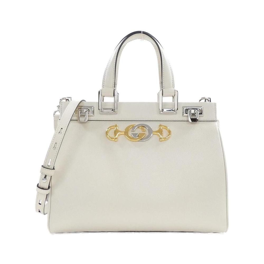 Gucci Zumi Shoulder bag Leather Off White